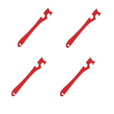 4 Pcs Silicone Oven Rack Push Pull Tool with Longer Handle, Shelf Puller for Air Fryer Toaster Ovens