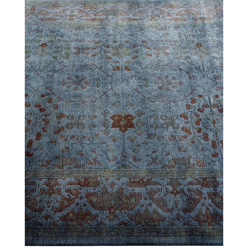 Fine Vibrance, One-of-a-Kind Hand-Knotted Area Rug - Light Gray, 4' 1" x 6' 3" - 4' 1" x 6' 3"