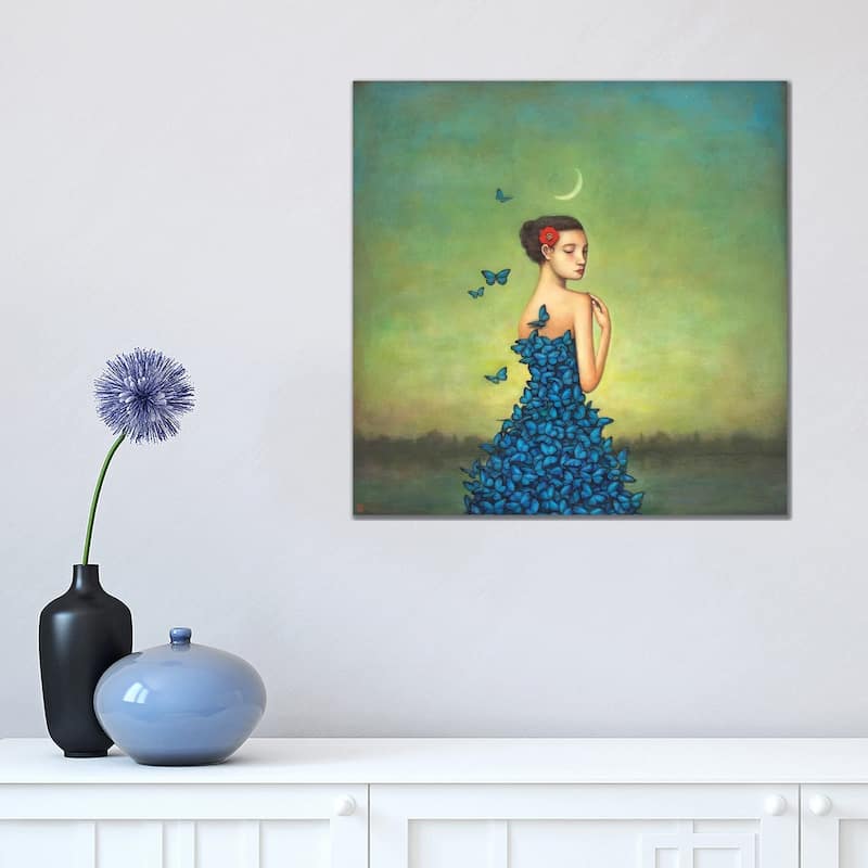 iCanvas "Metamorphosis In Blue" by Duy Huynh Canvas Print - 18x18x1.5