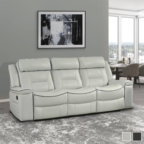 Belfield Manual Double Lay-Flat Reclining Sofa