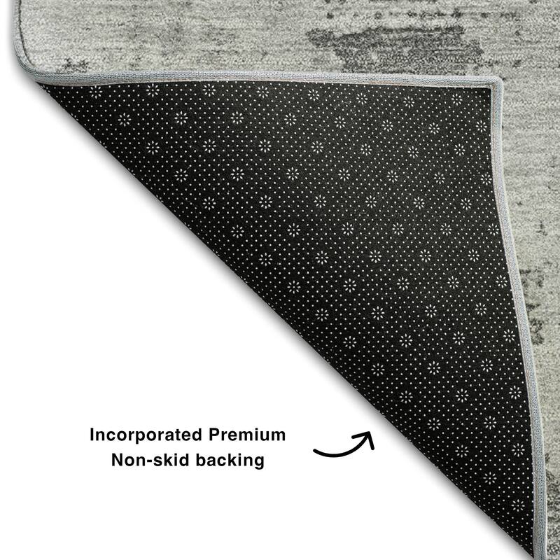 Premium Washable Super Soft Casual Abstract Mayfield Rug