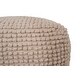 preview thumbnail 3 of 6, New Zealand Wool Square Pouf