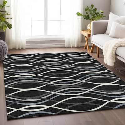 Premium Washable Super Soft Contemporary Dickerson Mayfield Rug
