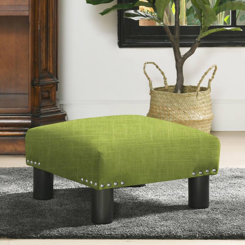 Jules 16" Square Footstool Ottoman