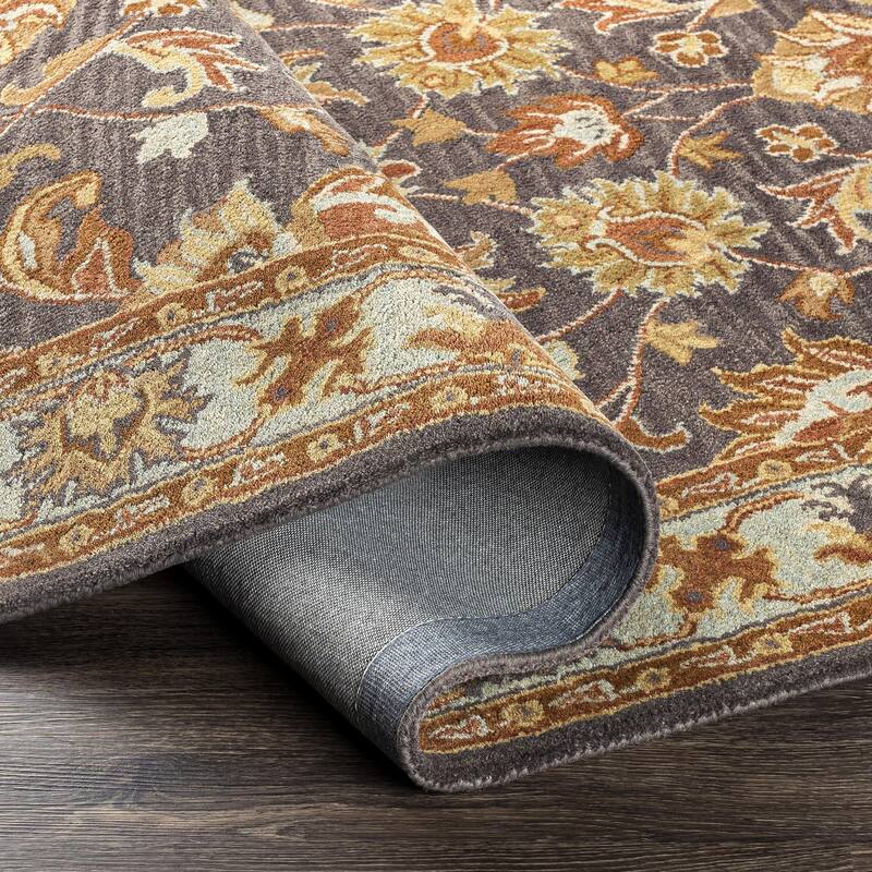 Livabliss Caesar Updated Traditional Border Area Rug.