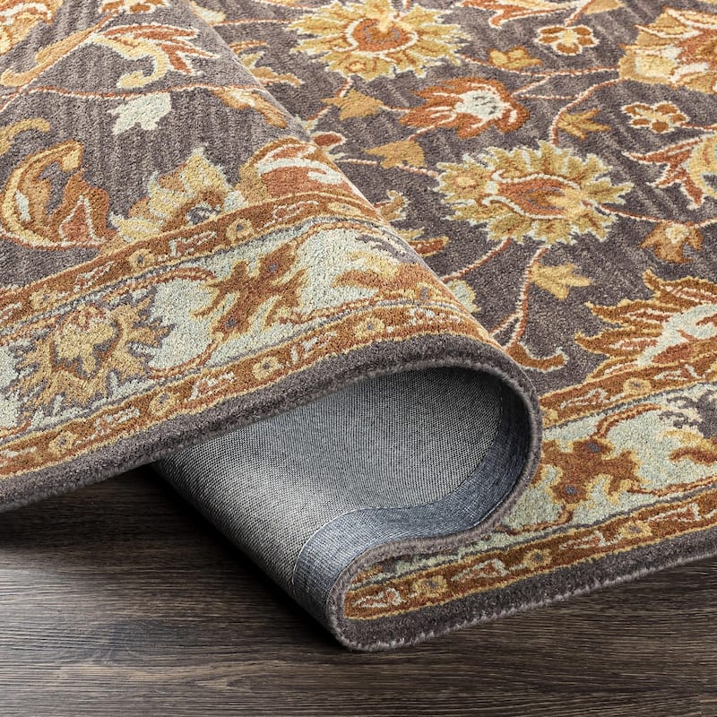 Livabliss Caesar Updated Traditional Border Area Rug.