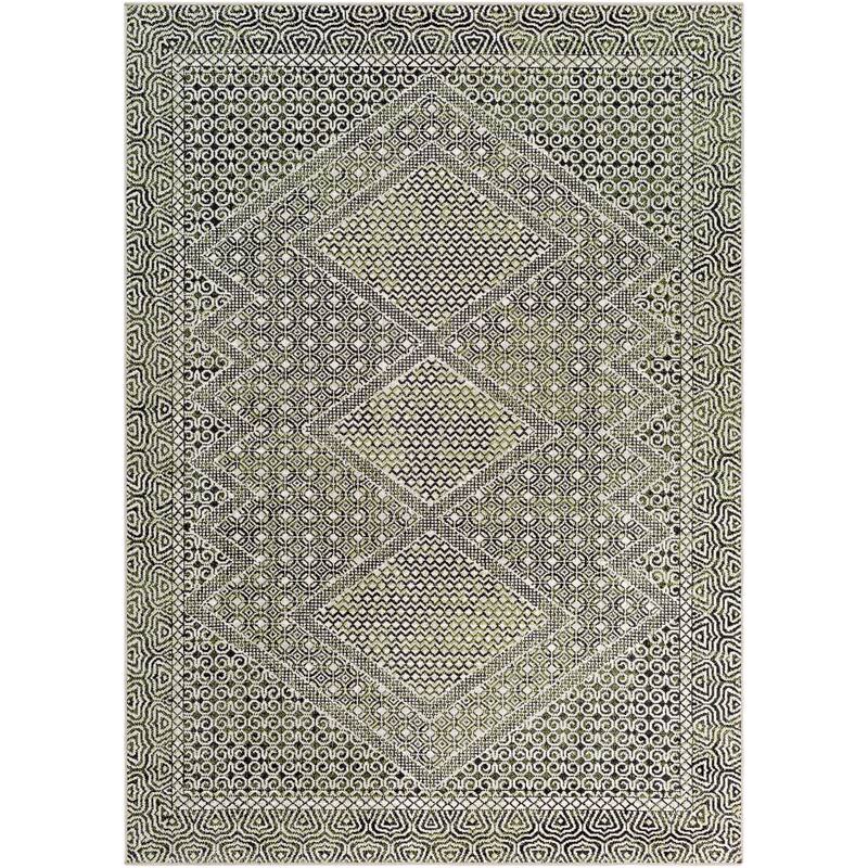 Livabliss Lavadora Global Geometric Machine Washable Boho Area Rug