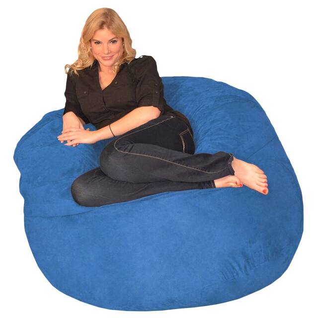 4-foot Bean Bag Chair Large Memory Foam Bean Bag