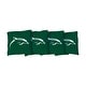 preview thumbnail 1 of 1, Le Moyne Dolphins Green Cornhole Bags All-Weather Resin Filled