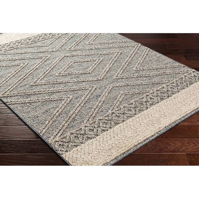 Sarasota Outdoor Safe Farmhouse Netural Area Rug