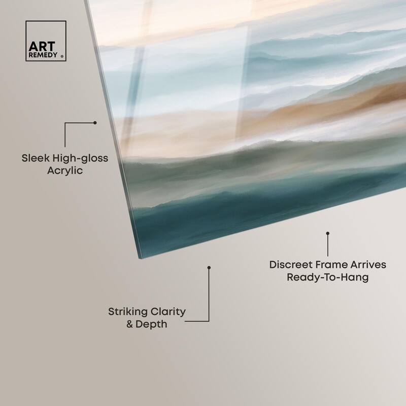 Nuance of the Range III Acrylic by Art Remedy, Ready to Hang