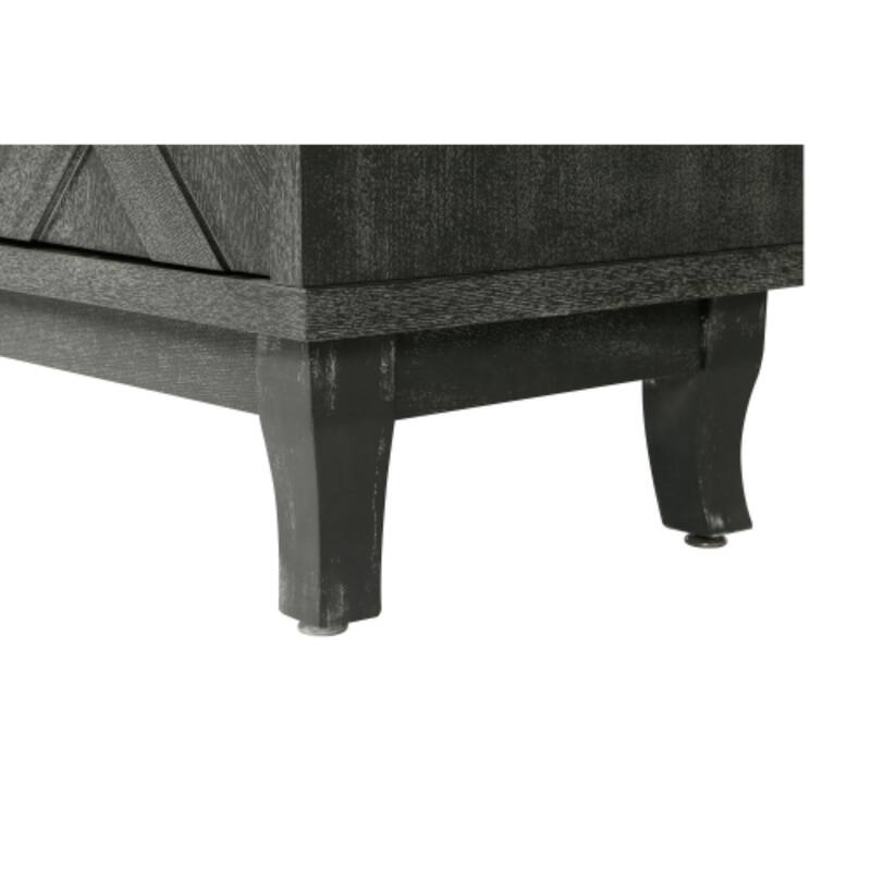  Accent Sideboard Four Doors Storage Cabinet Buffet for Dining Room, Entrance and Hallway