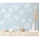 NextWall One O'Clocks Botanical Peel and Stick Removable Wallpaper