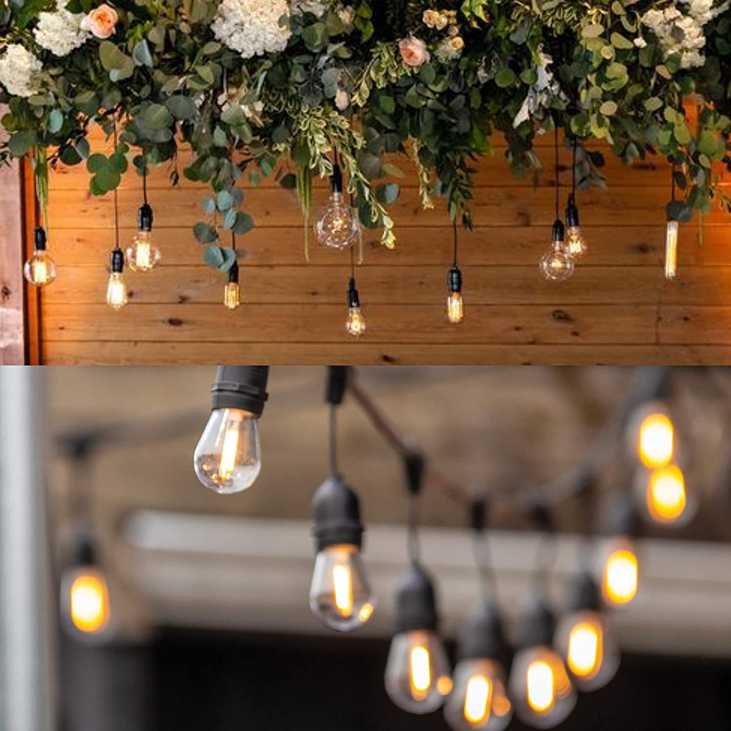 Hanging Solar Lights Outdoor - 8.3" Solar Powered