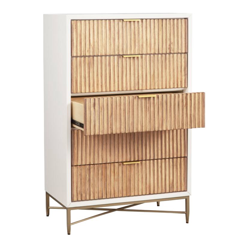 Origins by Alpine 5 Drawer Larsen Chest