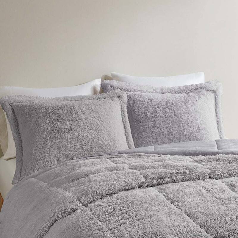 Ombre Shaggy Comforter Mini Set