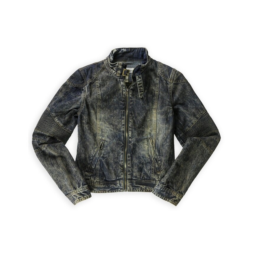 Shop Ecko Unltd Womens Moto Jean Jacket Overstock 29418519