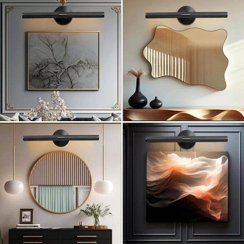 KAYLA Modern Wall Sconces, Brass Wall Mounted Lights, Bathroom Wall Picture Light for Living Room, Indoor Sconce Lighting