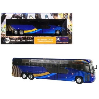 mta blue bus toy