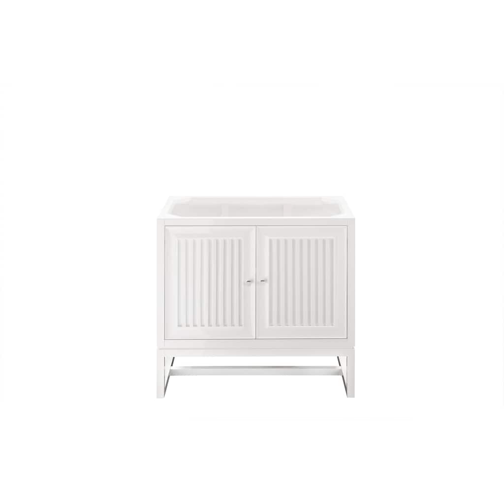 James Martin Vanities Athens 36" Single Vanity Cabinet, Glossy White