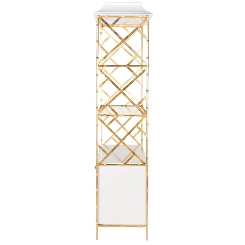 SAFAVIEH Home Adelia Bookshelf - 48"W x 20"D x 85"H
