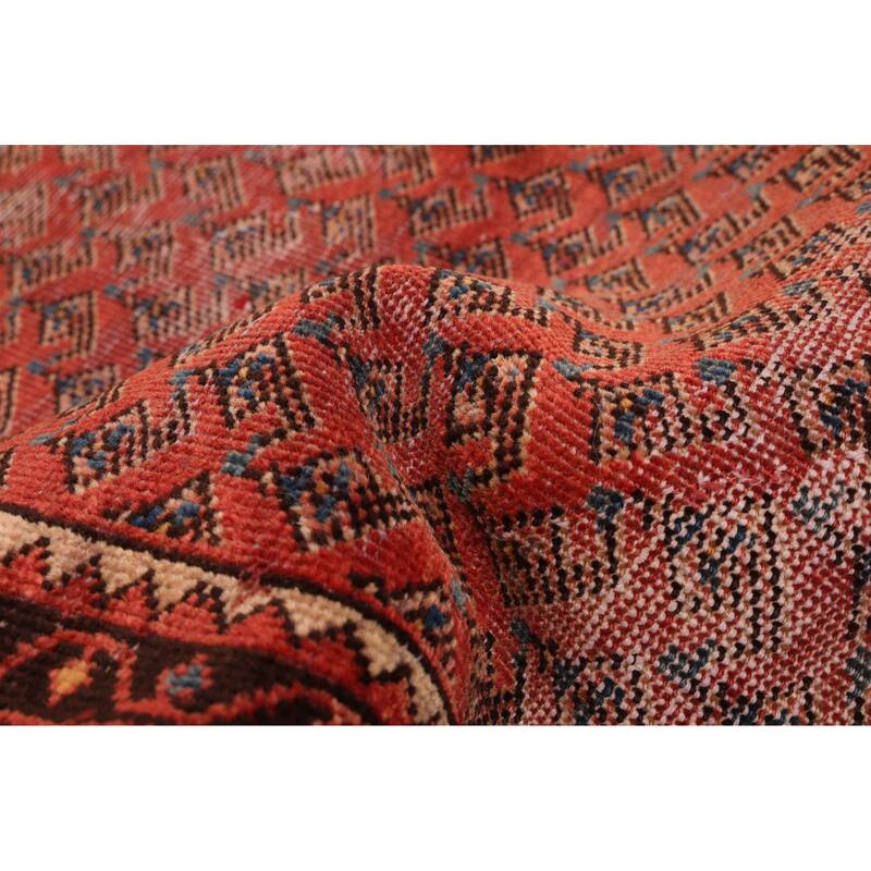 ECARPETGALLERY Hand-knotted Andelz Red Wool Rug - 3'10 x 6'4