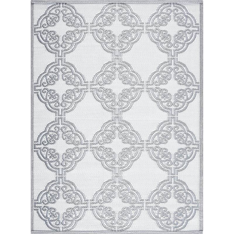 Marrakech Lightweight Reversible Recycled Plastic Outdoor Floor Mat/Rug