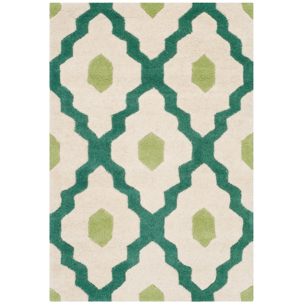 SAFAVIEH Handmade Chatham Sutapa Modern Moroccan Wool Rug