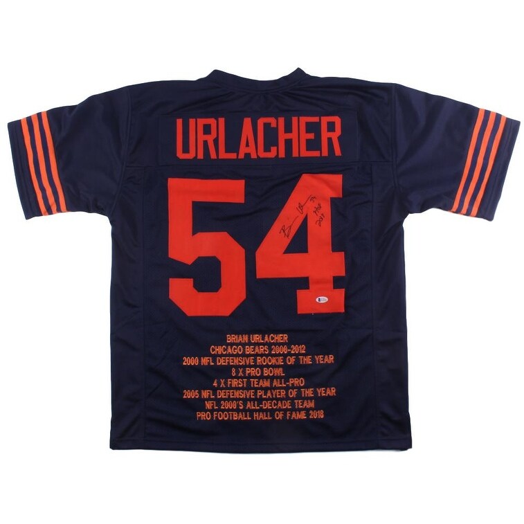 brian urlacher signed jersey