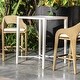 preview thumbnail 4 of 3, Uttermost Montellano White Outdoor Bar Table