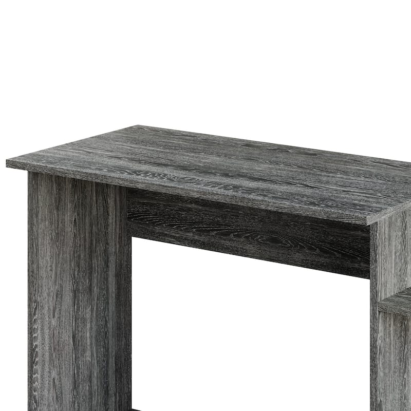 CraftPorch Classic 43 Inch Writing Desk with 3- Open Shelf