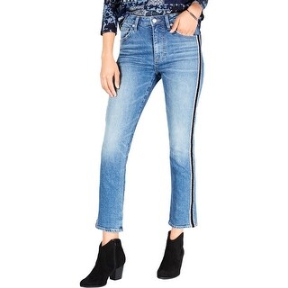 striped womens jeans