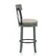 preview thumbnail 24 of 33, Wynn Contemporary Wood and Fabric Swivel Bar Height Chairs (Set of 2) by Furniture of America