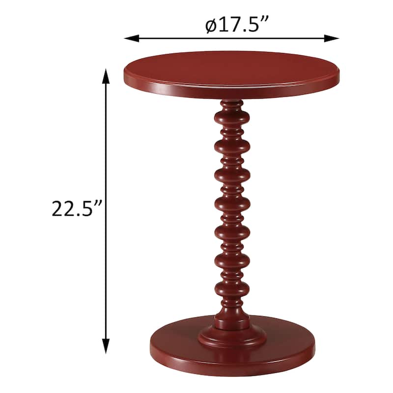 Round Wooden Side Table