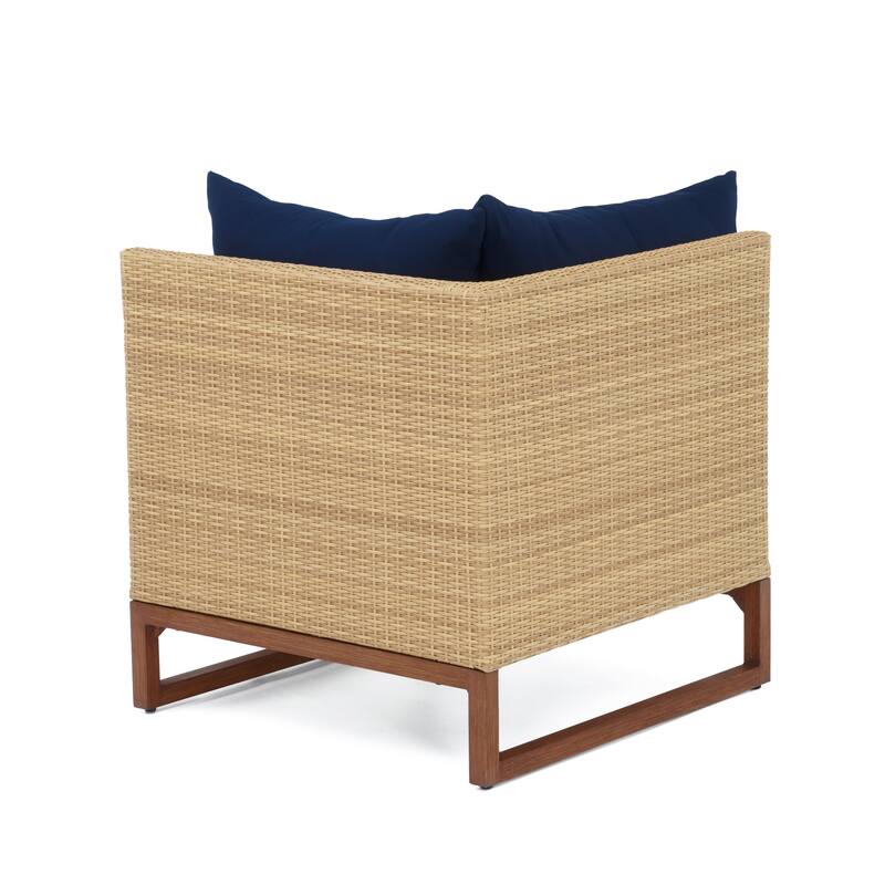 Mili 6 Piece Sunbrella Outdoor Patio Sectional and Table