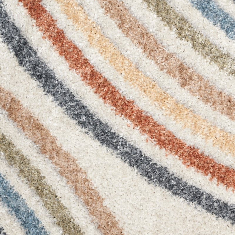 Nourison Astra Machine Washable All-over Design Area Rug - 2' x 6' - Multicolor