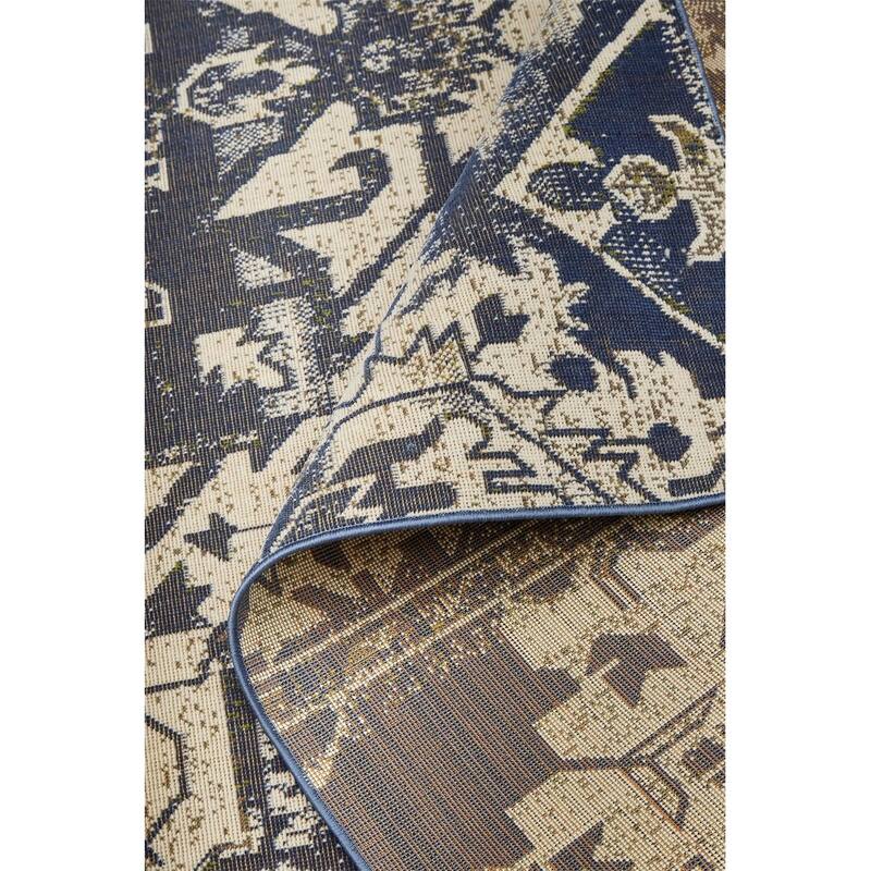 Hurst Vintage Medallion Oriental Transitional Area Rug