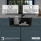 preview thumbnail 36 of 59, Karran Drop-In Quartz Composite 25 in. Single Bowl Kitchen Sink Kit