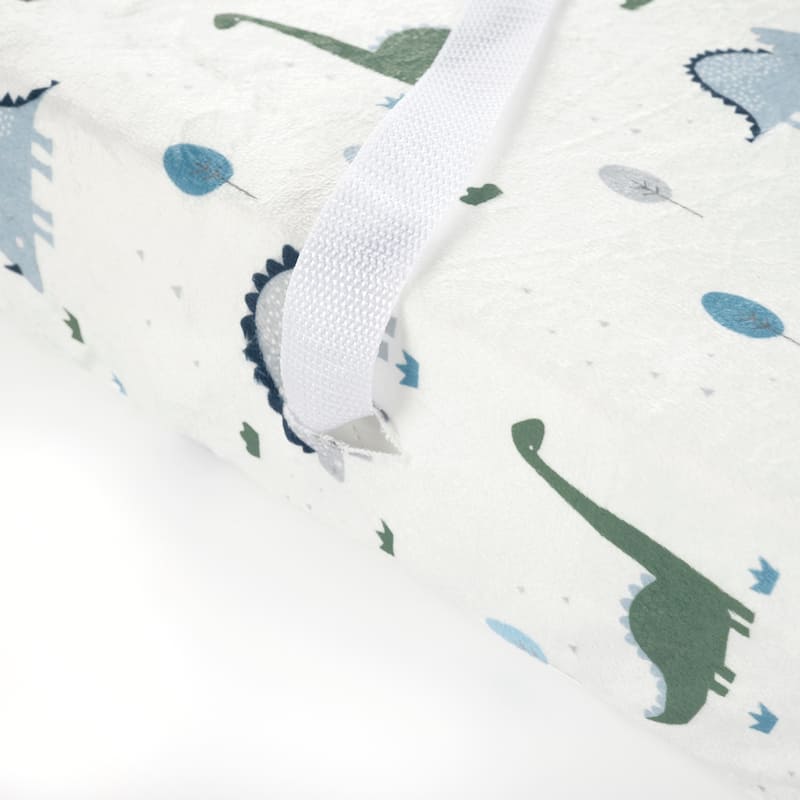 Lush Decor Dinosaurs Roar Soft & Plush Changing Pad Cover - 32" x 16"