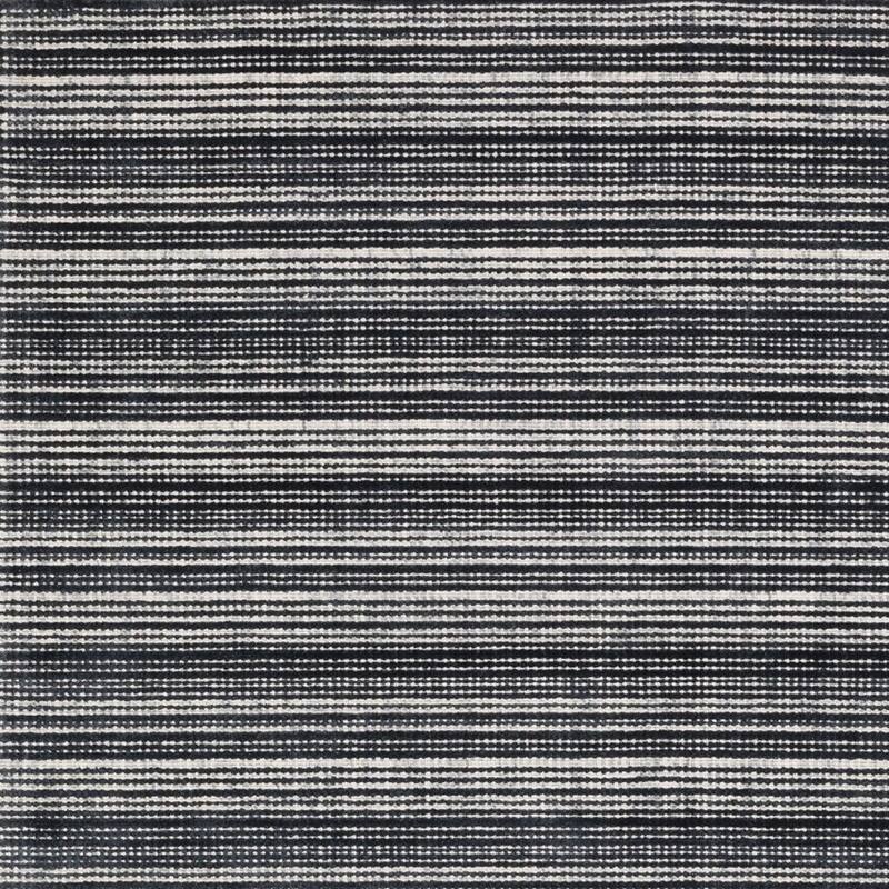HomeRoots Striped Industrial Rectangle Area Rug