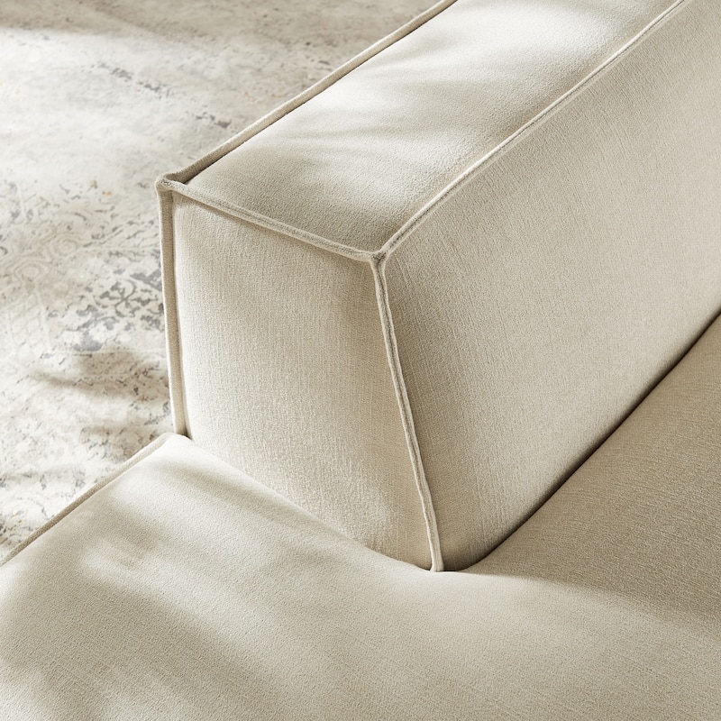 Restore Performance Fabric Upholstered Left-Facing Armless Modular Chaise