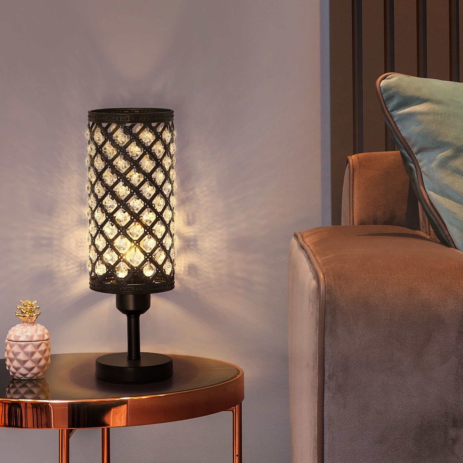 Gold crystal table lamps new arrivals
