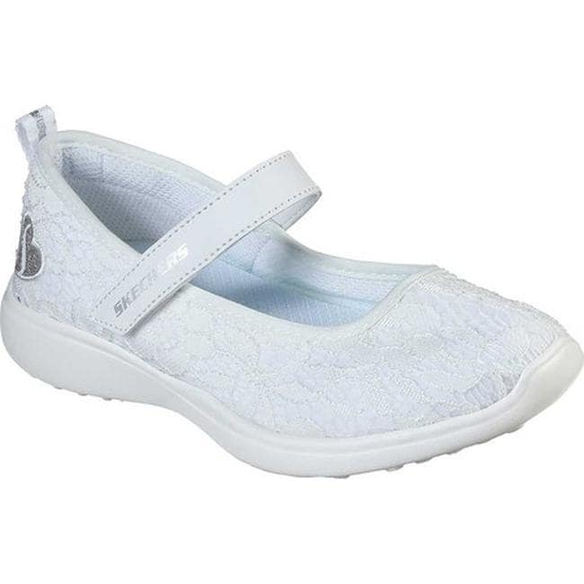 skechers white mary janes