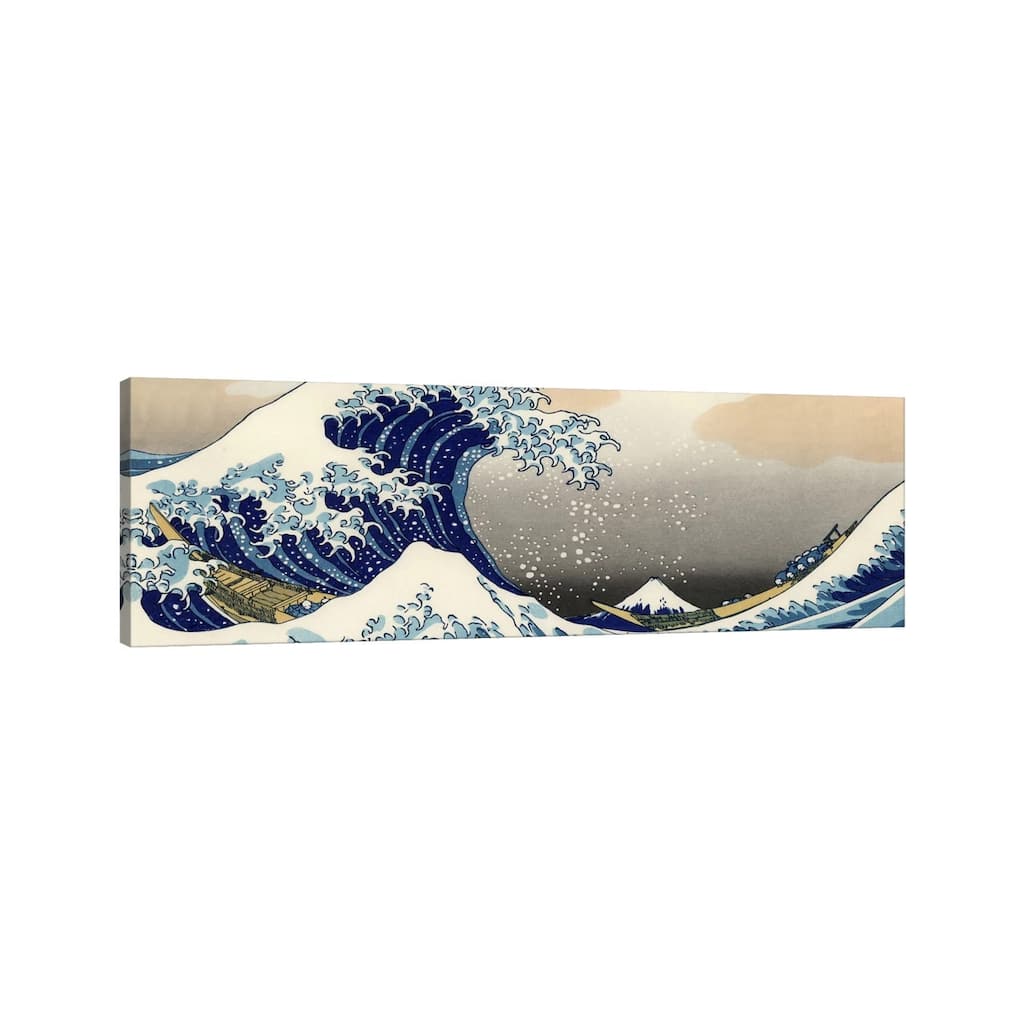 iCanvas "The Great Wave at Kanagawa" by Katsushika Hokusai Canvas Print