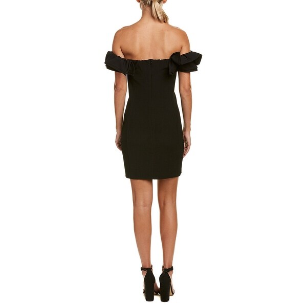 rose off the shoulder dress