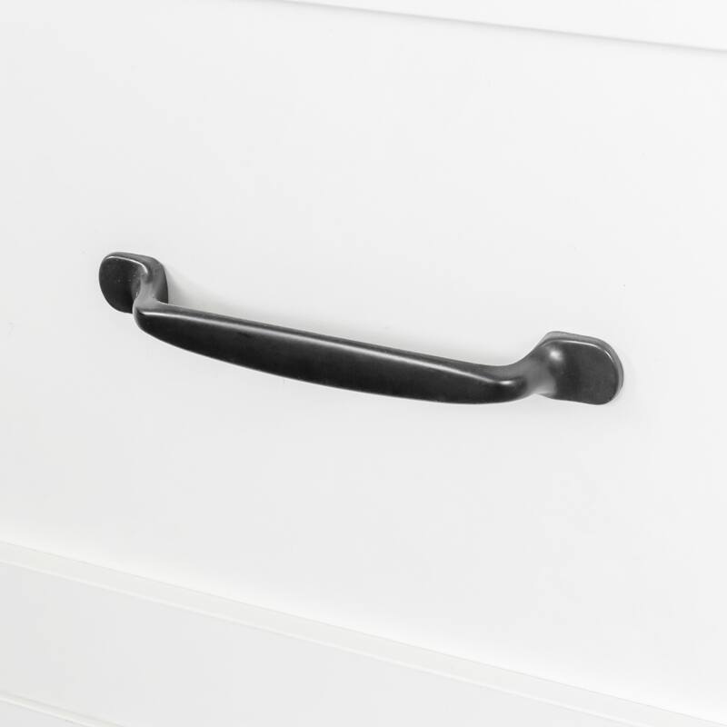 Roomfitters L-Shaped Home Office Computer Desk with Hutch, Corner Workstation with Drawers and Shelves