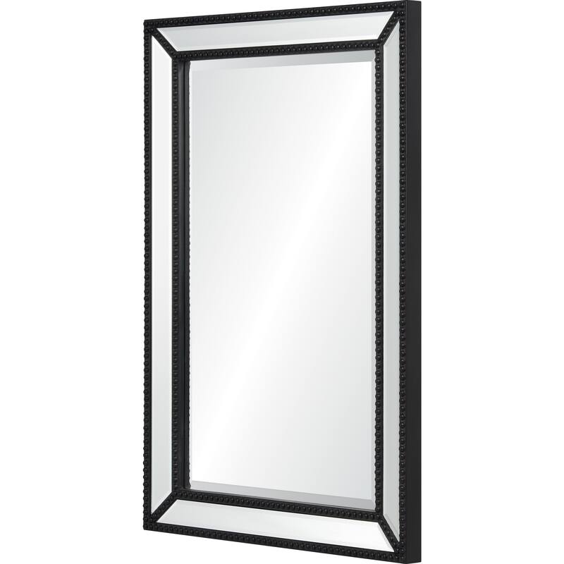 Renwil Waterloo Framed Matte Black Mirror - Large