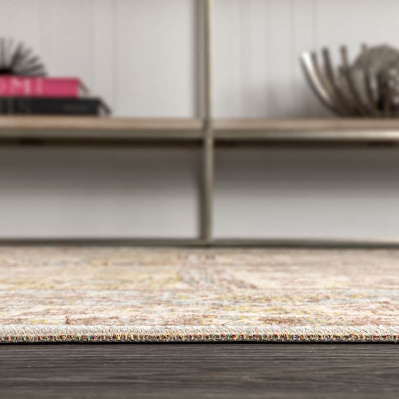 JONATHAN Y Alhambra Ornate Geometric Medallion Area Rug