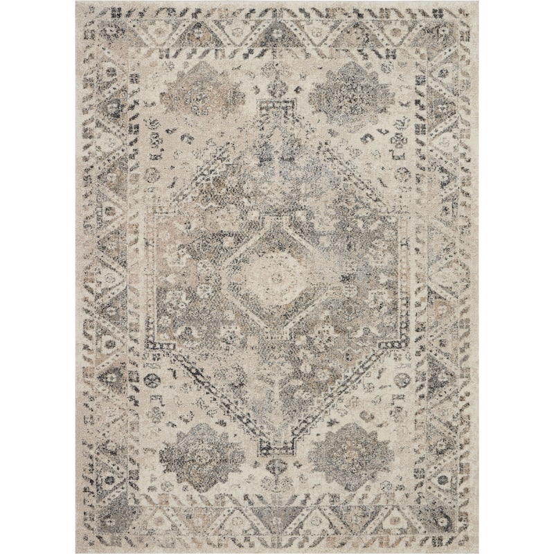 Nourison Fusion Vintage Distressed Area Rug