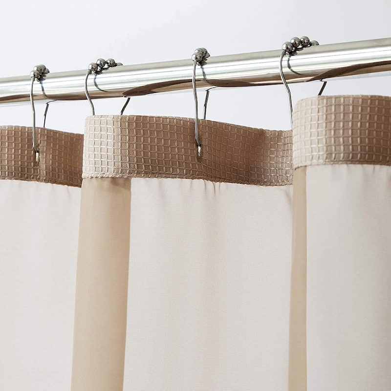 Porch & Den Roycroft Hotel Shower Curtain with Detachable Liner